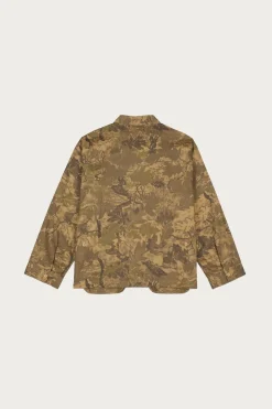 Coats, Jackets, And Vests<Brain Dead Twill Military Shirt Jacket - Leaf Camo
