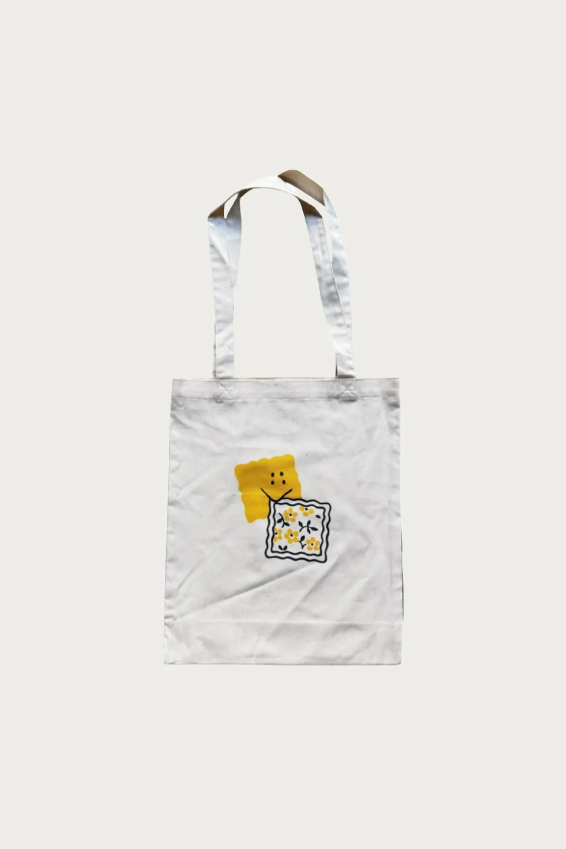 Accessories<Kapital Twill NOVEL TOTE Bag (PECKISH RAINBOW) - Natural
