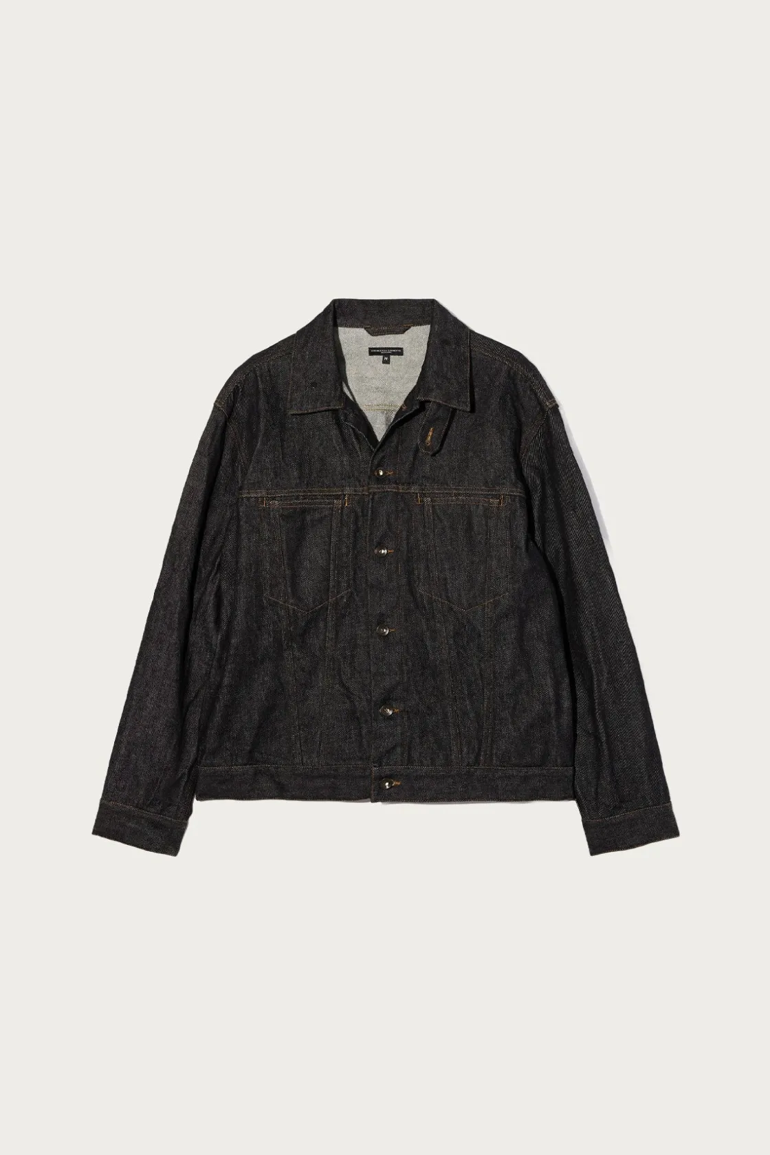 Coats, Jackets, And Vests<Engineered Garments Type 5 Jean Jacket - Black 14oz Cone Denim