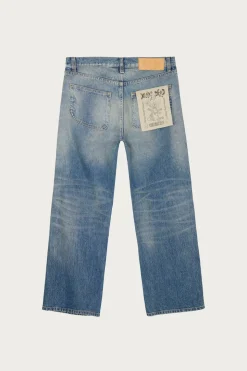 Denim<Brain Dead Type OO 15oz Selvedge Denim Pant - Washed Indigo