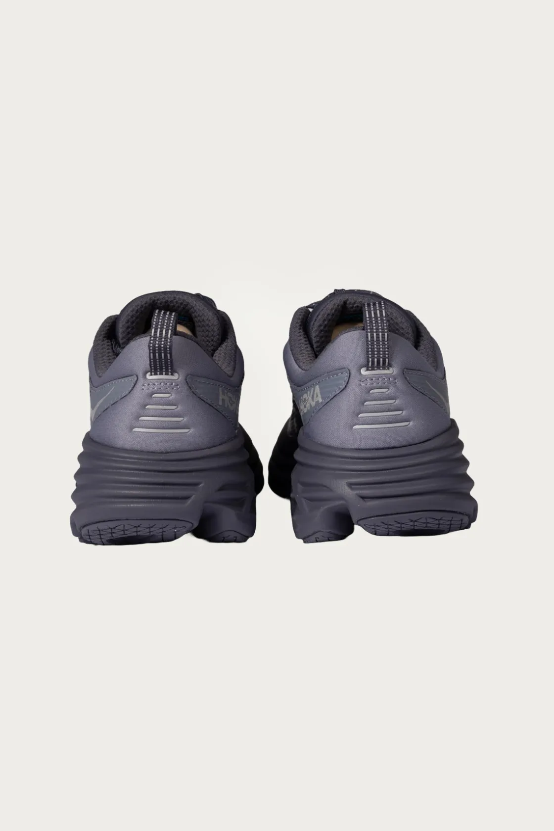 Footwear<HOKA U Bondi 8 TS Caged - Charcoal Grey/Grey Skies