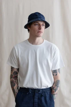 Accessories<orSlow US Navy Hat - Denim