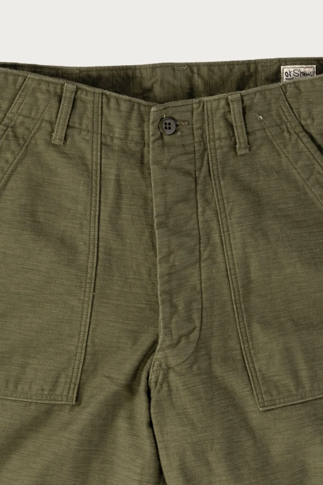 Pants<orSlow Vintage Fit Fatigues - Dark Olive