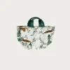 Accessories<Puebco Vintage Tent Fabric w/ Printed Pattern Bag - Jungle