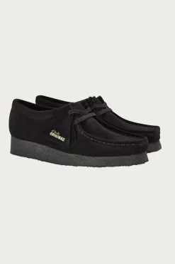 Footwear<Clarks Wallabee - Black Suede