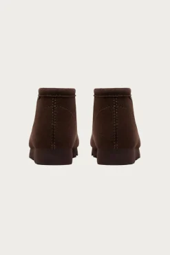 Footwear<Clarks Wallabee Boot Goretex - Dark Brown Suede