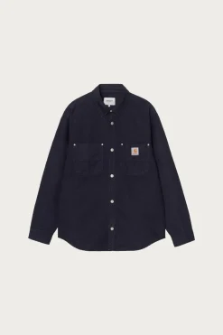 Coats, Jackets, And Vests<Carhartt Work In Progress Walter Shirt Jacket - Garment Dyed Dark Navy