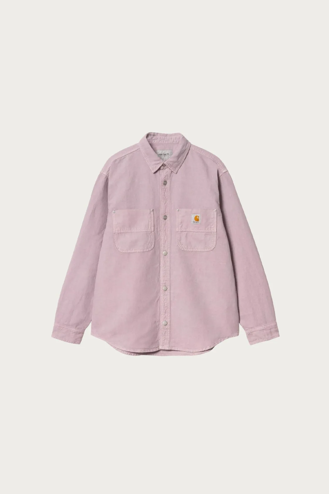 Coats, Jackets, And Vests<Carhartt Work In Progress Walter Shirt Jacket - Garment Dyed Pink Fog
