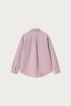 Coats, Jackets, And Vests<Carhartt Work In Progress Walter Shirt Jacket - Garment Dyed Pink Fog