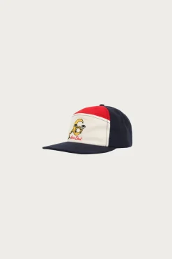 Accessories<Brain Dead Waning Crescent Curved Front 6 Panel Hat - Navy/Multi