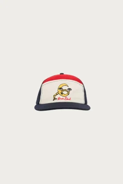 Accessories<Brain Dead Waning Crescent Curved Front 6 Panel Hat - Navy/Multi