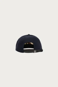 Accessories<Brain Dead Waning Crescent Curved Front 6 Panel Hat - Navy/Multi