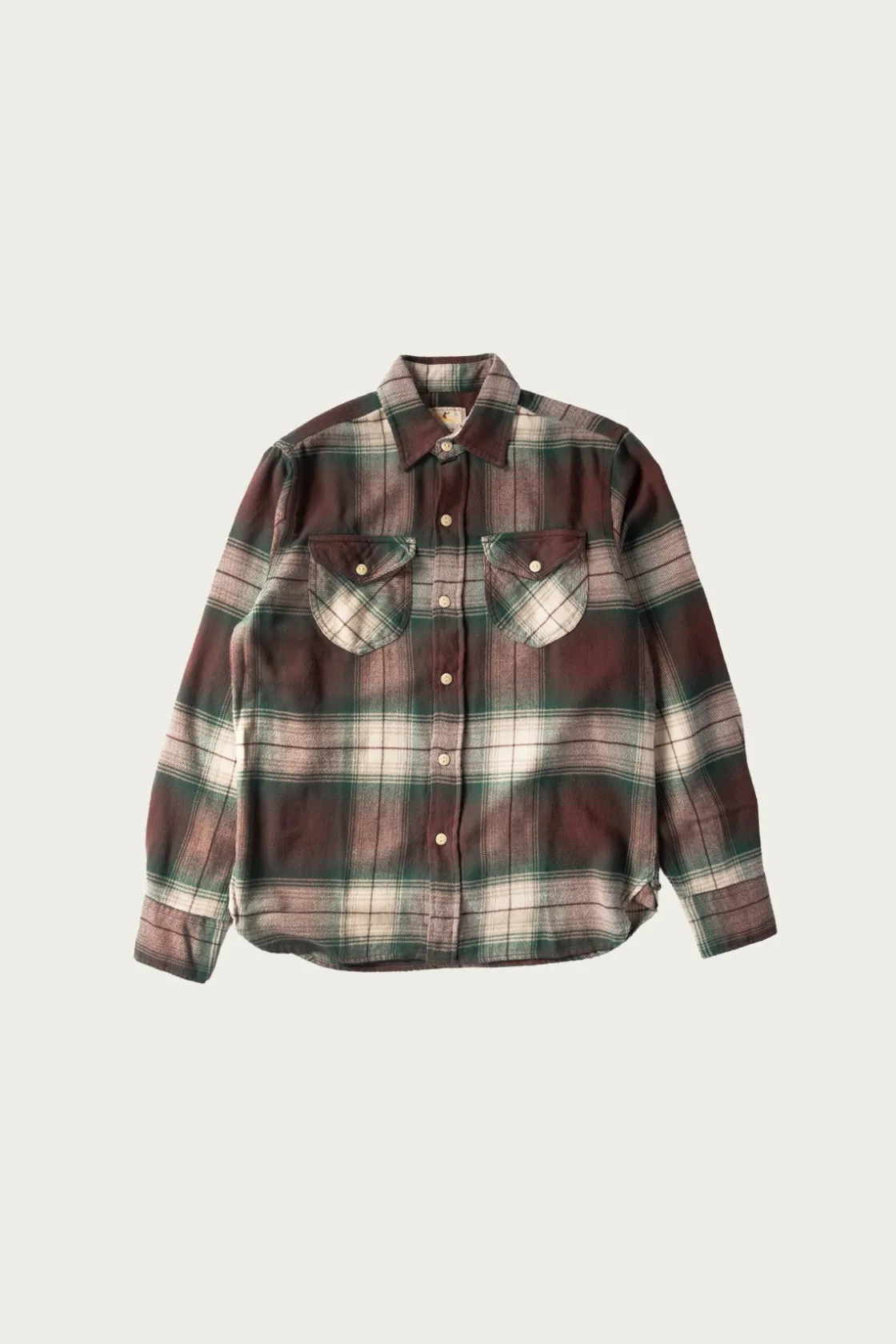 Shirts<Wythe Washed Flannel Workshirt - Grizzly Shadow Plaid
