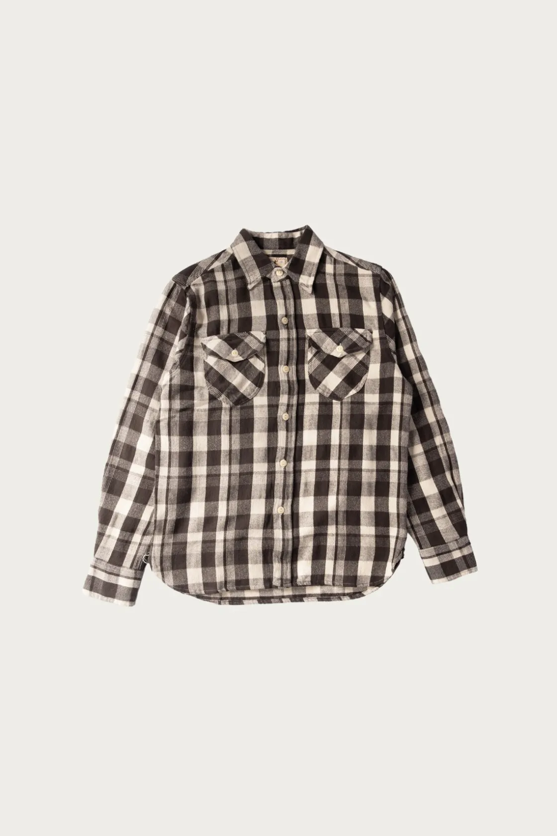 Shirts<Wythe Washed Flannel Workshirt - Night Pitch