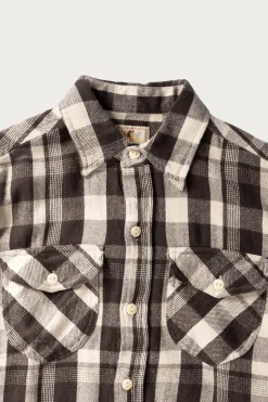 Shirts<Wythe Washed Flannel Workshirt - Night Pitch