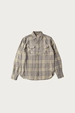 Shirts<Wythe Washed Flannel Workshirt - Late Frost