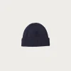 Accessories<Rototo Washi/Recycled Cotton Beanie - Navy