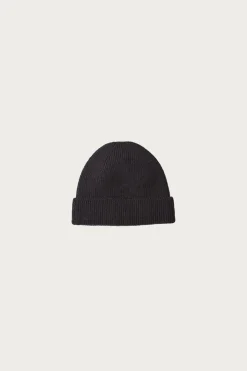 Accessories<Rototo Washi/Recycled Cotton Beanie - Black