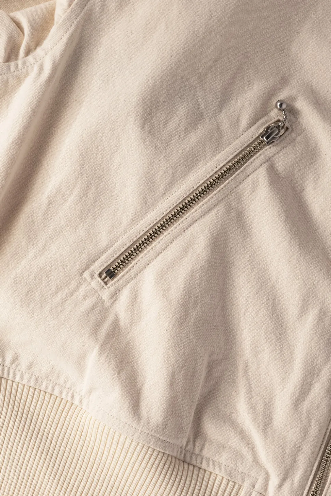 Coats, Jackets, And Vests<Kapital Water-Repellent Canvas ZIP-UP Blouson - Natural