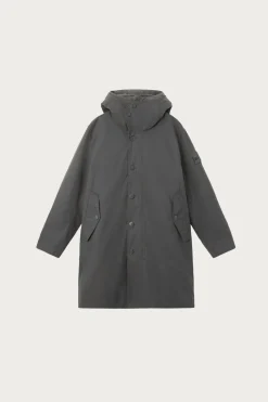 Coats, Jackets, And Vests<Stone Island Weatherproof Cotton Canvas Parka - Grey