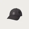 Accessories<Stone Island Weatherproof Cotton Canvas Cap - Black