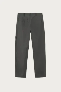Pants<Stone Island Weatherproof Cotton Canvas Trousers - Grey