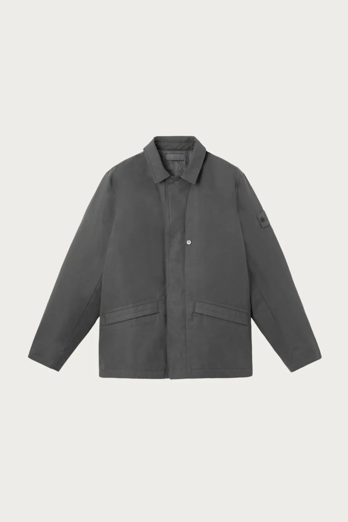 Coats, Jackets, And Vests<Stone Island Weatherproof Cotton/Canvas Jacket - Grey