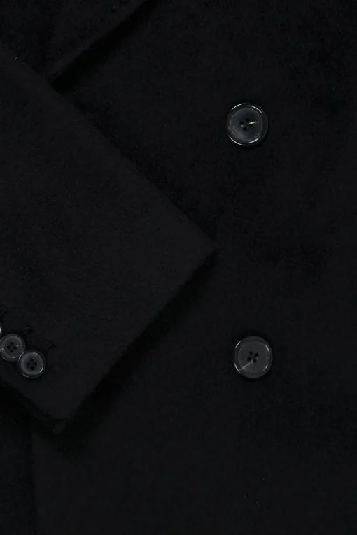 Coats, Jackets, And Vests<Our Legacy Whale Coat - Black Hairy Wool