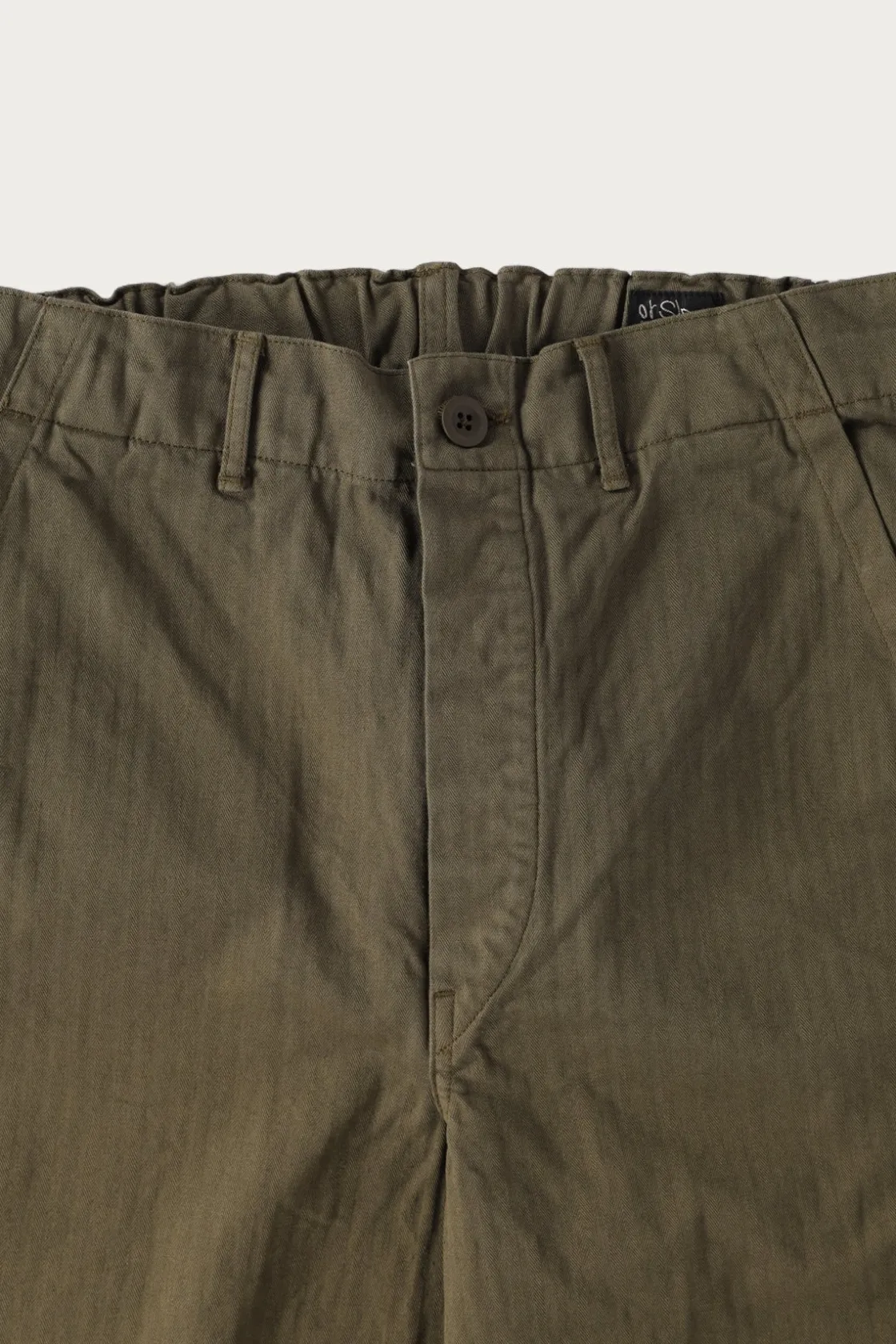 Pants<orSlow Wide Fit French Work Pants - Army Green