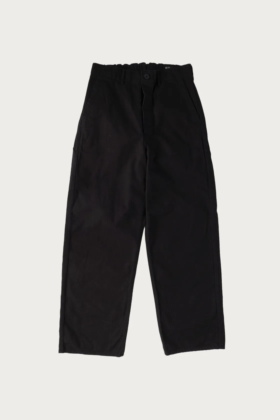 Pants<orSlow Wide Fit French Work Pants - Black