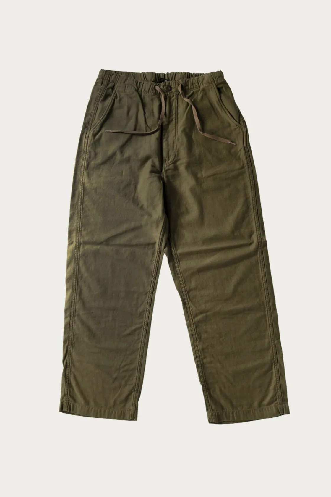 Pants<orSlow Wide Fit New Yorker - Dark Olive