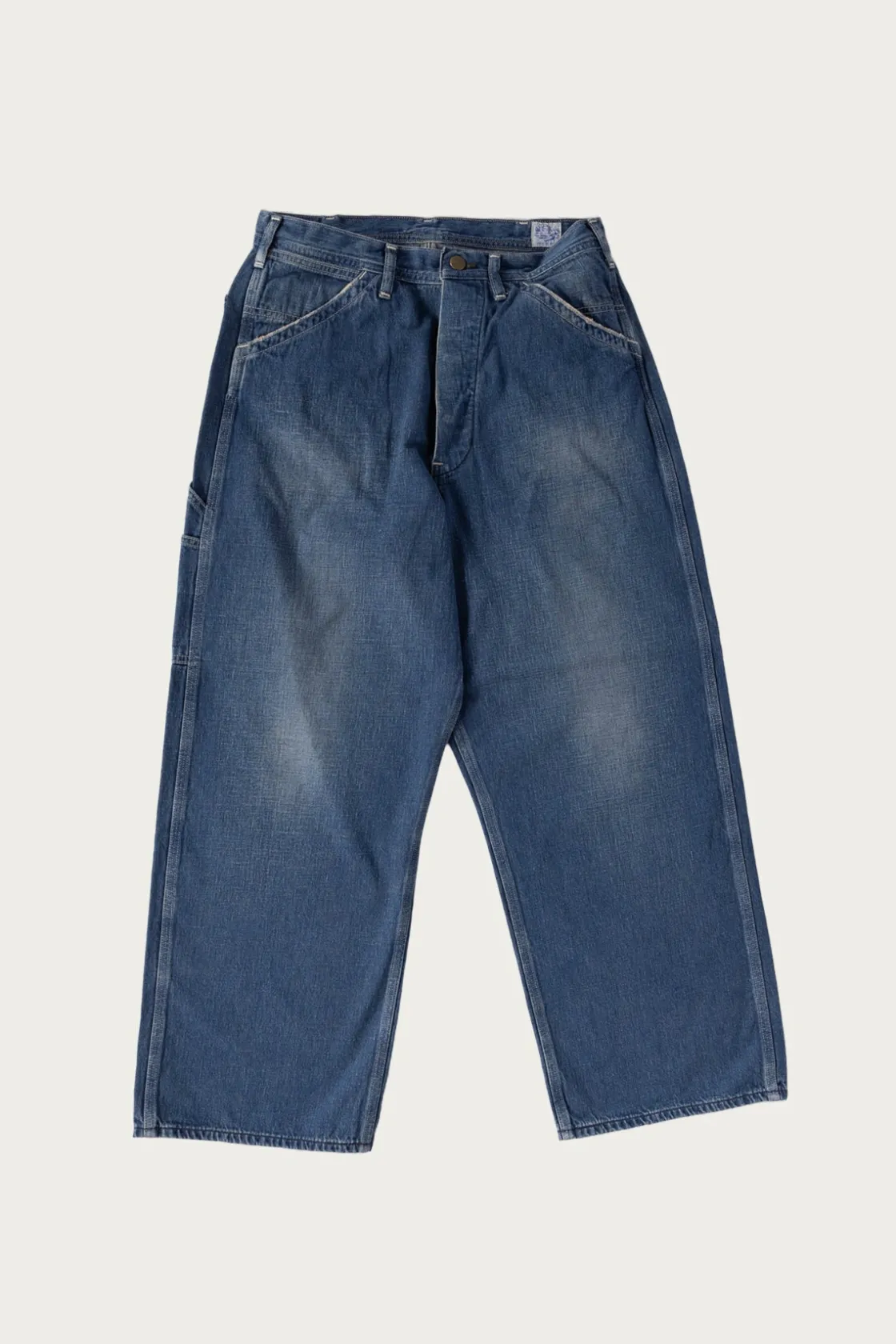 Denim<orSlow Wide Fit 30's Painter Pants - Denim Used