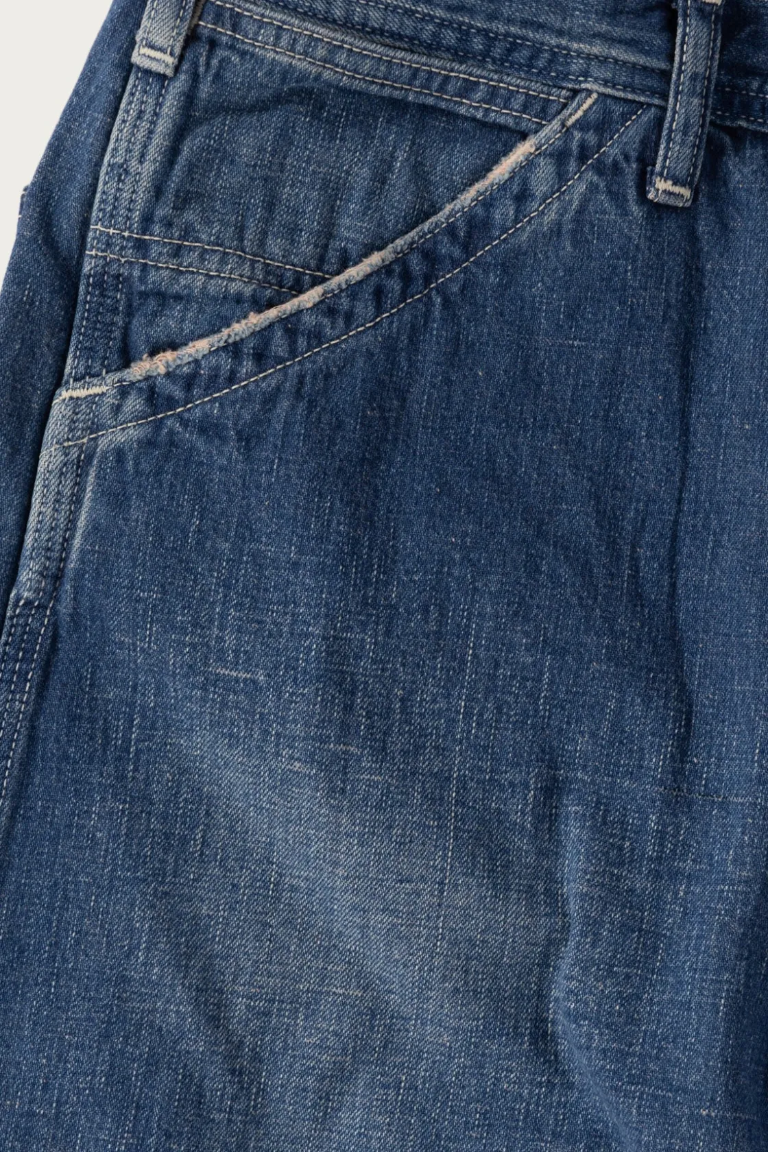 Denim<orSlow Wide Fit 30's Painter Pants - Denim Used