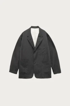 Coats, Jackets, And Vests<nanamica Wool Gabardine Club Jacket - Charcoal