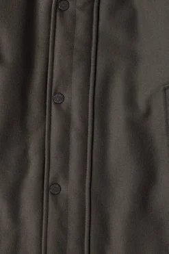 Coats, Jackets, And Vests<Stone Island Wool Nylon Flannel Ghost Jacket - Grey