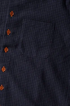 Coats, Jackets, And Vests<Monostereo Wooly Gingham One Pocket Shirt - Navy