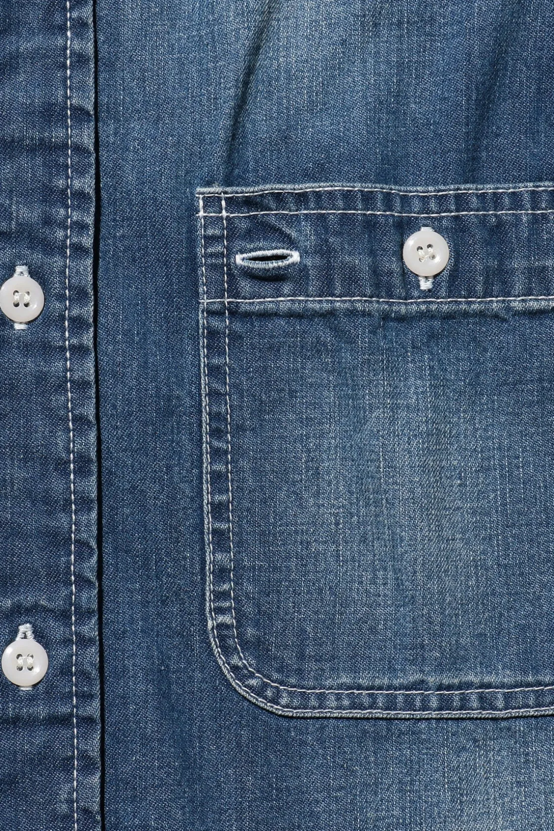 Shirts<Beams Plus WORK 8oz Denim - Used