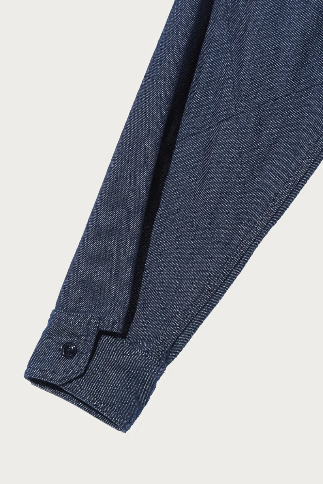 Shirts<Engineered Garments Work Shirt - Indigo Cotton Denim Flannel