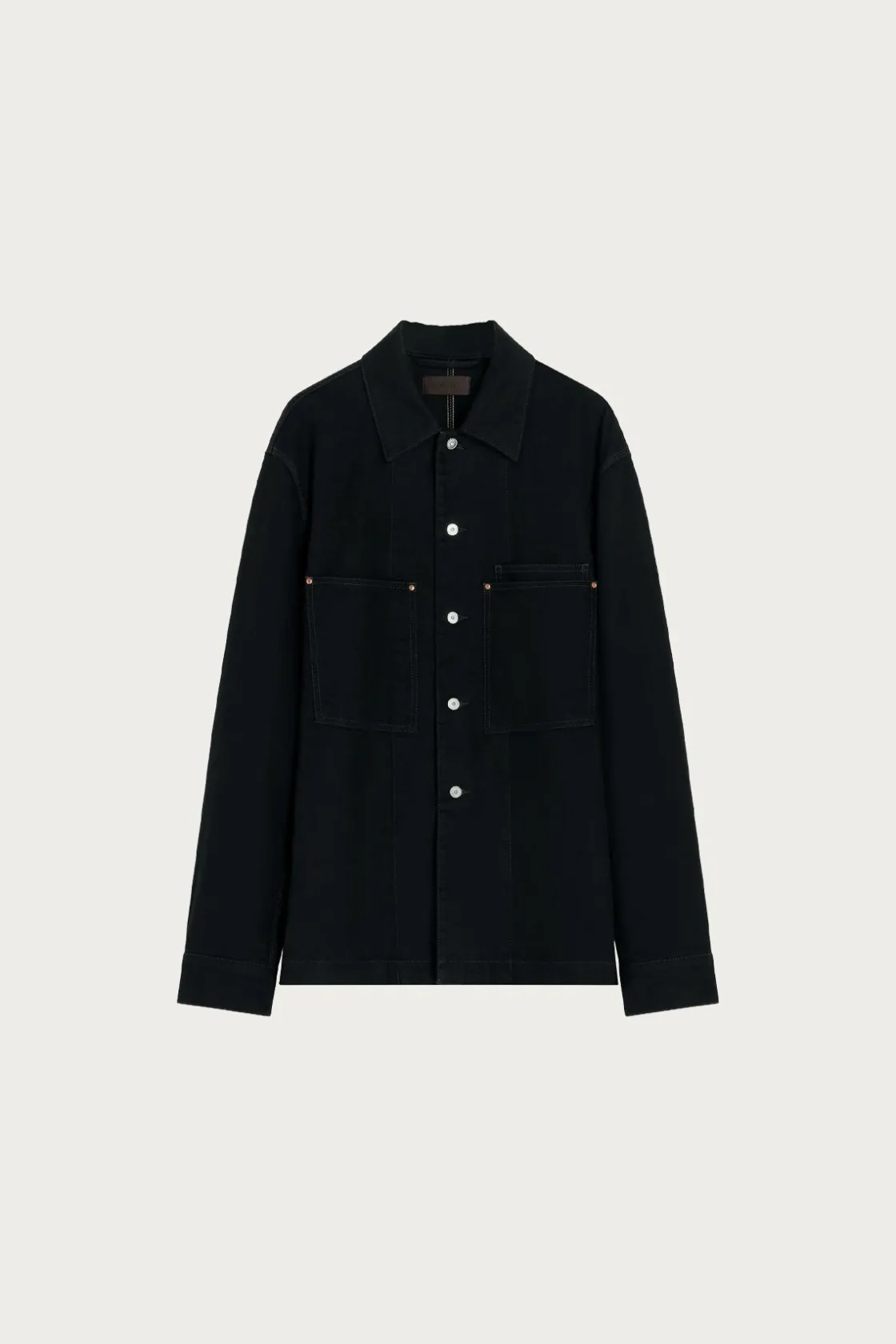 Shirts<Lemaire Workwear Overshirt - Black