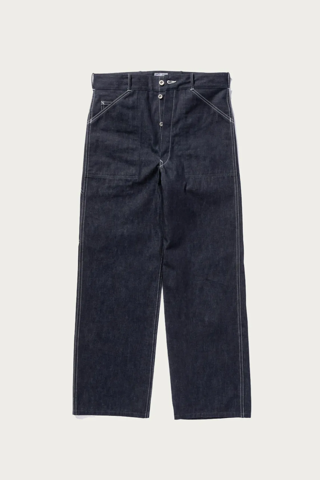 Denim<The Real McCoys WWII Denim Work Trousers - Indigo