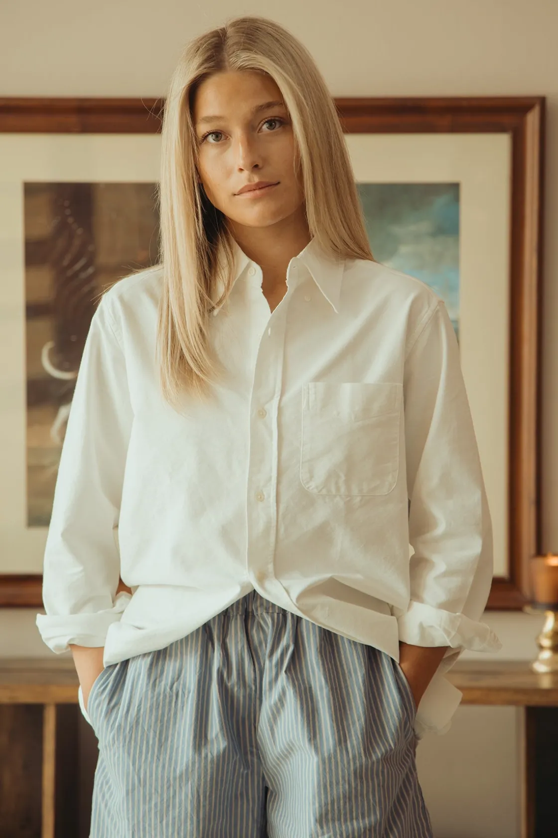 Shirts<Wythe Oxford - Classic White