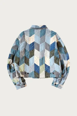 Coats, Jackets, And Vests<Kapital YABANE Quilt Patchwork Drizzler JKT - Indigo