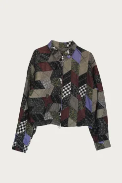 Coats, Jackets, And Vests<Kapital YABANE Quilt Patchwork Drizzler JKT - Black