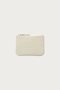 Accessories<Comme des Garçons WALLET Zip Wallet - Off White