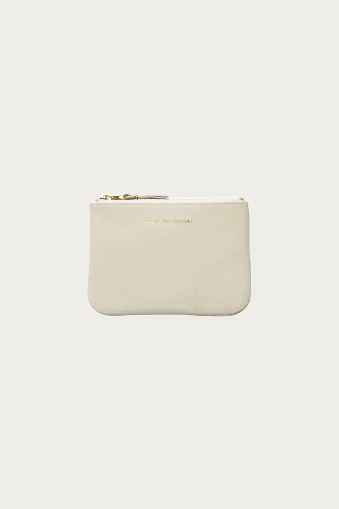 Accessories<Comme des Garçons WALLET Zip Wallet - Off White