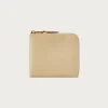 Accessories<Comme des Garçons WALLET Zip-Around Wallet - Off White