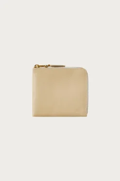 Accessories<Comme des Garçons WALLET Zip-Around Wallet - Off White